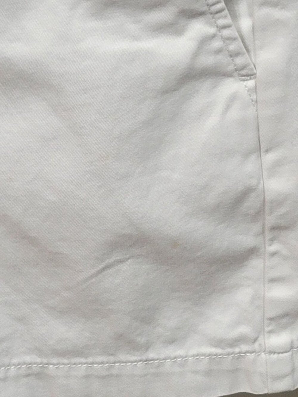 Polo by Ralph Lauren white cotton shorts 16 FLAW - Picture 6 of 7